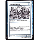 (PWマークなし)Learned Learner《英語》【Mystery Booster Playtest Cards】