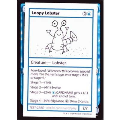 (PWマークなし)Loopy Lobster《英語》【Mystery Booster Playtest Cards】