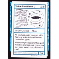 (PWマークなし)Visitor from Planet Q《英語》【Mystery Booster Playtest Cards】
