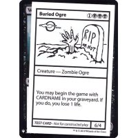 (PWマークなし)Buried Ogre《英語》【Mystery Booster Playtest Cards】