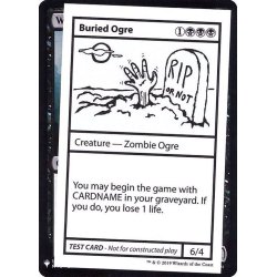 画像1: (PWマークなし)Buried Ogre《英語》【Mystery Booster Playtest Cards】