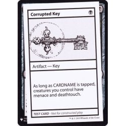 画像1: (PWマークなし)Corrupted Key《英語》【Mystery Booster Playtest Cards】