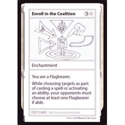 画像1: [EX+](PWマークなし)Enroll in the Coalition《英語》【Mystery Booster Playtest Cards】