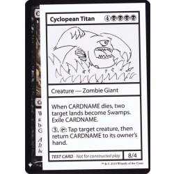 画像1: (PWマークなし)Cyclopean Titan《英語》【Mystery Booster Playtest Cards】