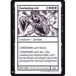 画像1: [EX+](PWマークなし)Everlasting Lich《英語》【Mystery Booster Playtest Cards】