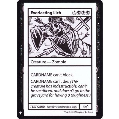 [EX+](PWマークなし)Everlasting Lich《英語》【Mystery Booster Playtest Cards】