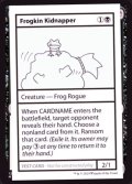 (PWマークなし)Frogkin Kidnapper《英語》【Mystery Booster Playtest Cards】