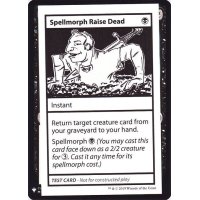 (PWマークなし)Spellmorph Raise Dead《英語》【Mystery Booster Playtest Cards】