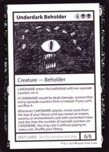 (PWマークなし)Underdark Beholder《英語》【Mystery Booster Playtest Cards】