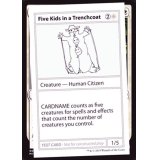 (PWマークなし)Five Kids in a Trenchcoat《英語》【Mystery Booster Playtest Cards】