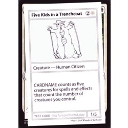 画像1: (PWマークなし)Five Kids in a Trenchcoat《英語》【Mystery Booster Playtest Cards】