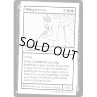[EX+](PWマークなし)Witty Demon《英語》【Mystery Booster Playtest Cards】