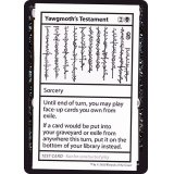 (PWマークなし)(2021)Yawgmoth's Testament《英語》【Mystery Booster Playtest Cards】