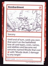 (PWマークなし)Bombardment《英語》【Mystery Booster Playtest Cards】