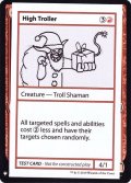 (PWマークなし)High Troller《英語》【Mystery Booster Playtest Cards】
