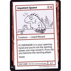 画像1: (PWマークなし)Impatient Iguana《英語》【Mystery Booster Playtest Cards】