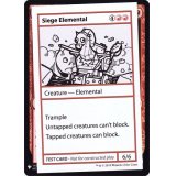 (PWマークなし)Siege Elemental《英語》【Mystery Booster Playtest Cards】