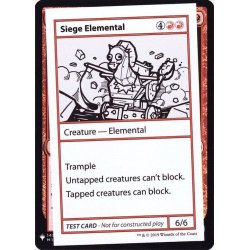 画像1: (PWマークなし)Siege Elemental《英語》【Mystery Booster Playtest Cards】