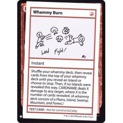 画像1: (PWマークなし)Whammy Burn《英語》【Mystery Booster Playtest Cards】