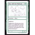 (PWマークなし)Bear with Set's Mechanic《英語》【Mystery Booster Playtest Cards】