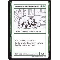 [EX+](PWマークなし)Domesticated Mammoth《英語》【Mystery Booster Playtest Cards】