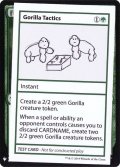 (PWマークなし)Gorilla Tactics《英語》【Mystery Booster Playtest Cards】