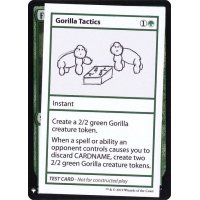 (PWマークなし)Gorilla Tactics《英語》【Mystery Booster Playtest Cards】