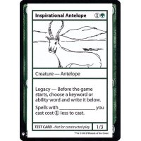(PWマークなし)Inspirational Antelope《英語》【Mystery Booster Playtest Cards】