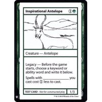 [EX+](PWマークなし)Inspirational Antelope《英語》【Mystery Booster Playtest Cards】