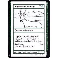 画像1: [EX+](PWマークなし)Inspirational Antelope《英語》【Mystery Booster Playtest Cards】