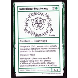 画像1: (PWマークなし)Interplanar Brushwagg《英語》【Mystery Booster Playtest Cards】