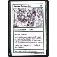 (PWマークなし)Krosan Adaptation《英語》【Mystery Booster Playtest Cards】