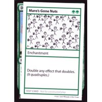 (PWマークなし)Maro's Gone Nuts《英語》【Mystery Booster Playtest Cards】