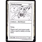 (PWマークなし)Priority Avenger《英語》【Mystery Booster Playtest Cards】