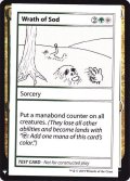 (PWマークなし)Wrath of Sod《英語》【Mystery Booster Playtest Cards】