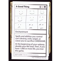 (PWマークなし)A Good Thing《英語》【Mystery Booster Playtest Cards】