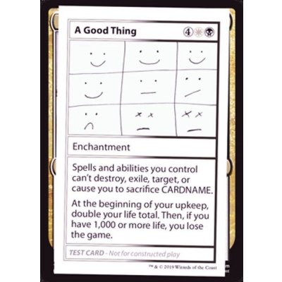 [EX+](PWマークなし)A Good Thing《英語》【Mystery Booster Playtest Cards】
