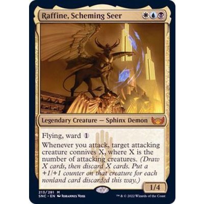 [EX]策謀の予見者、ラフィーン/Raffine, Scheming Seer《英語》【SNC】