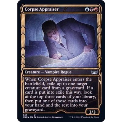 [EX+](箔押しFOIL)(ショーケース枠)(367)死体鑑定士/Corpse Appraiser《英語》【SNC】