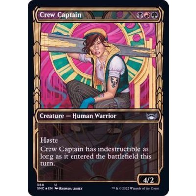 (箔押しFOIL)(ショーケース枠)(368)作業員の上長/Crew Captain《英語》【SNC】