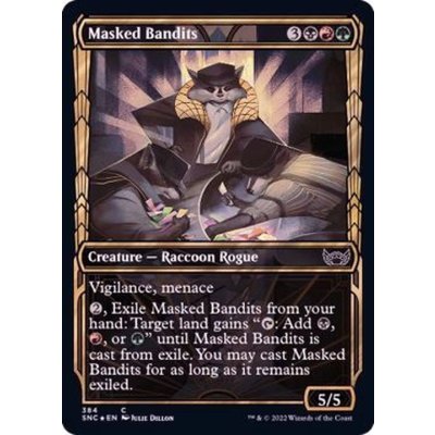 (箔押しFOIL)(ショーケース枠)(384)覆面の匪賊/Masked Bandits《英語》【SNC】