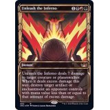 (箔押しFOIL)(ショーケース枠)(402)豪火を放て/Unleash the Inferno《英語》【SNC】