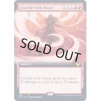 [EX+](FOIL)(フルアート)弾ける力/Crackle with Power《英語》【STX】