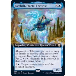 画像1: [EX+](フルアート)フラクタルの理論家、ディーカ/Deekah, Fractal Theorist《英語》【Commander 2021】