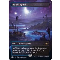 [EX+](FOIL)(フルアート)湿った墓/Watery Grave《英語》【UNF】