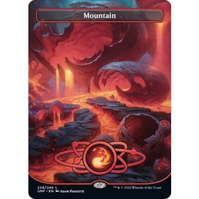 [EX+](FOIL)(フルアート)(238)山/Mountain《英語》【UNF】