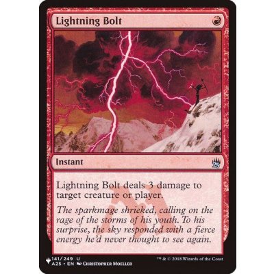 稲妻/Lightning Bolt(A25)《英語》【Reprint Cards(The List)】