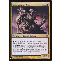 アンクスの死者の王/Lich Lord of Unx《英語》【Reprint Cards(The List)】