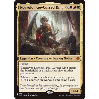[EX+]フェイに呪われた王、コルヴォルド/Korvold, Fae-Cursed King《英語》【Reprint Cards(The List)】