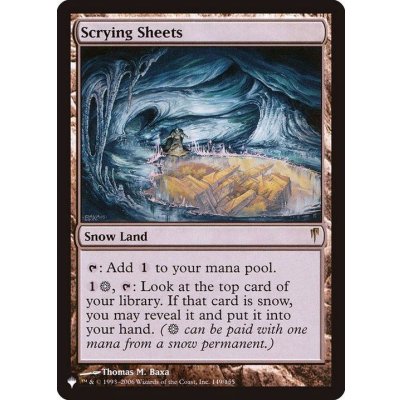 [EX+]占術の岩床/Scrying Sheets《英語》【Reprint Cards(The List)】